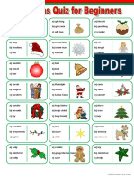 Christmas Vocabulary Quiz
