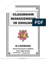 Classroom Management in English