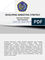 Developing Marketing Strategy