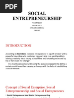 Social Entrepreneurship