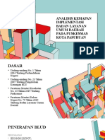 Analisis Kesiapan Implementasi Blud Puskesmas