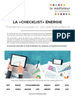 Checklist Energie