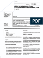 CB 205 - Madeira de Coniferas de Reflorestamento