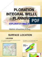 Exploration Integral Welll Planning: Exploratoy Well X-1