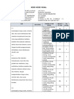 Kisi - Kisi Soal + Kartu Soal Pas11