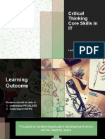 Lecture 2 - Critical Thinking Core Skills in IT