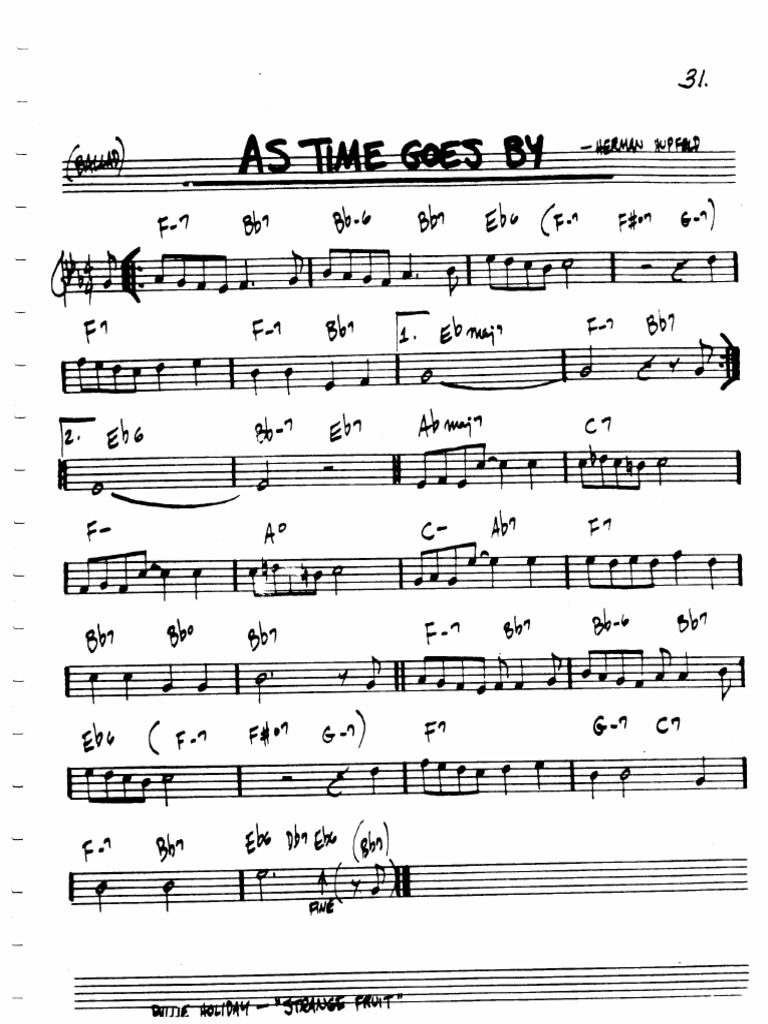 As Time Goes by | PDF