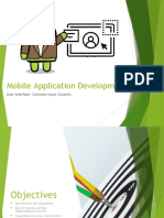 Mobile App UI Controls