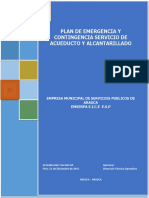 Plan de Emergencia y Contingencia Acueducto y Alcantarillado