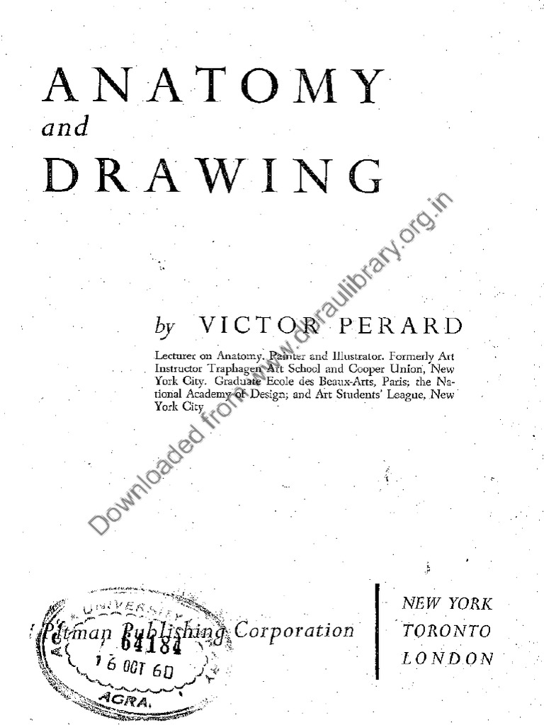 Anatomy and Drawing | PDF