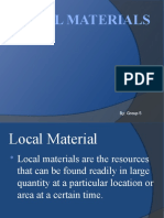 Local Materials