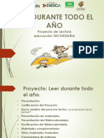 Proyecto de Lectura y Escrituraliteraria Secundaria