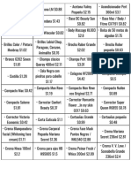 Compras y Venta de Comida - Etiquetas de Nombres