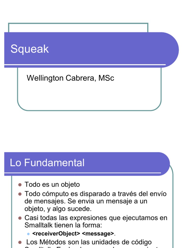 Squeak | PDF