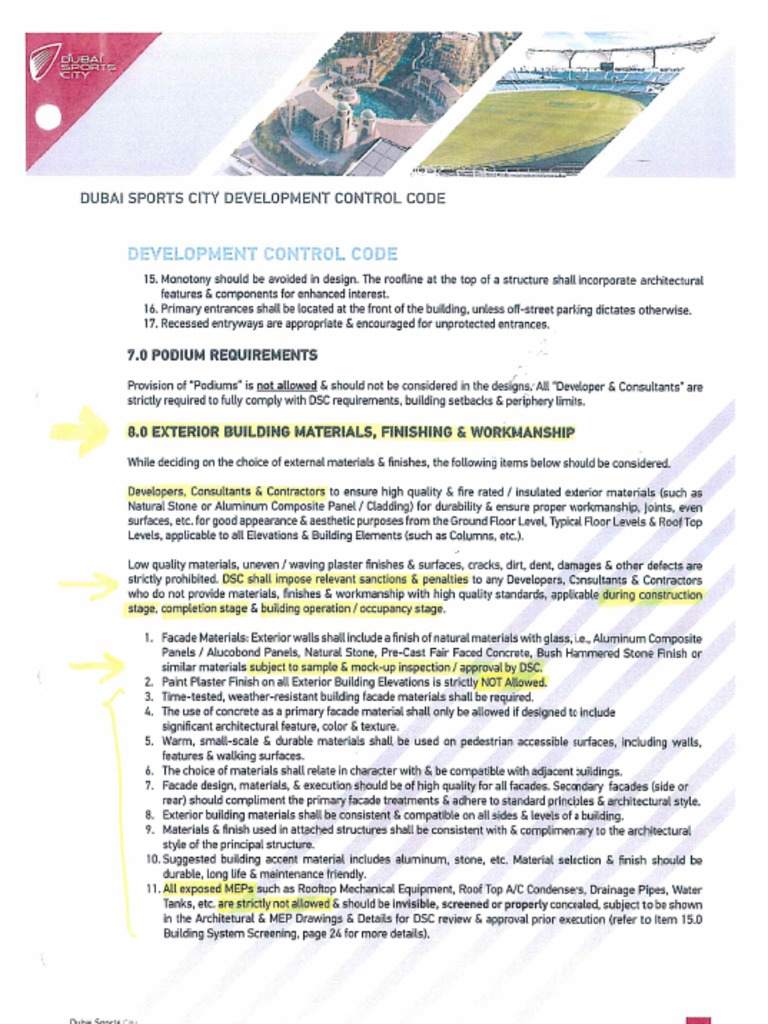 DSC Development Control Code PDF