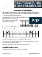 Learn Guitar Fretboard Notes in One Lesson