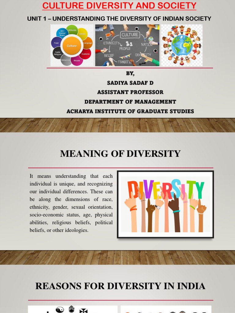 Understanding India's Cultural Diversity | PDF