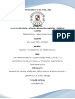 Primeros Indicios Filosóficos, Aptitudes y Actitudes