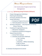 Primavera Software Course for Construction Project Planning