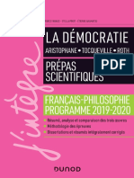 La Démocratie Aristophane Tocqueville Roth Prépas Scientifiques Français-Philosophie (Etienne Akamatsu)