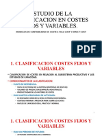 Clasificacion de Costes en Fijos y Variables