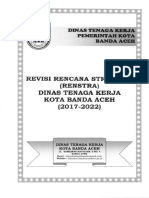 Renstra Disnaker Revisi 2017 2022 Disnaker Kota Banda Aceh
