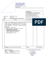 Invoice Pengiriman Barang PT. Telaga Ende - PT Tris Timor Dari PT. Twink Indonesia