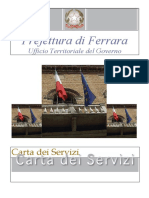0419 Carta Dei Servizi Prefettura Ferrara