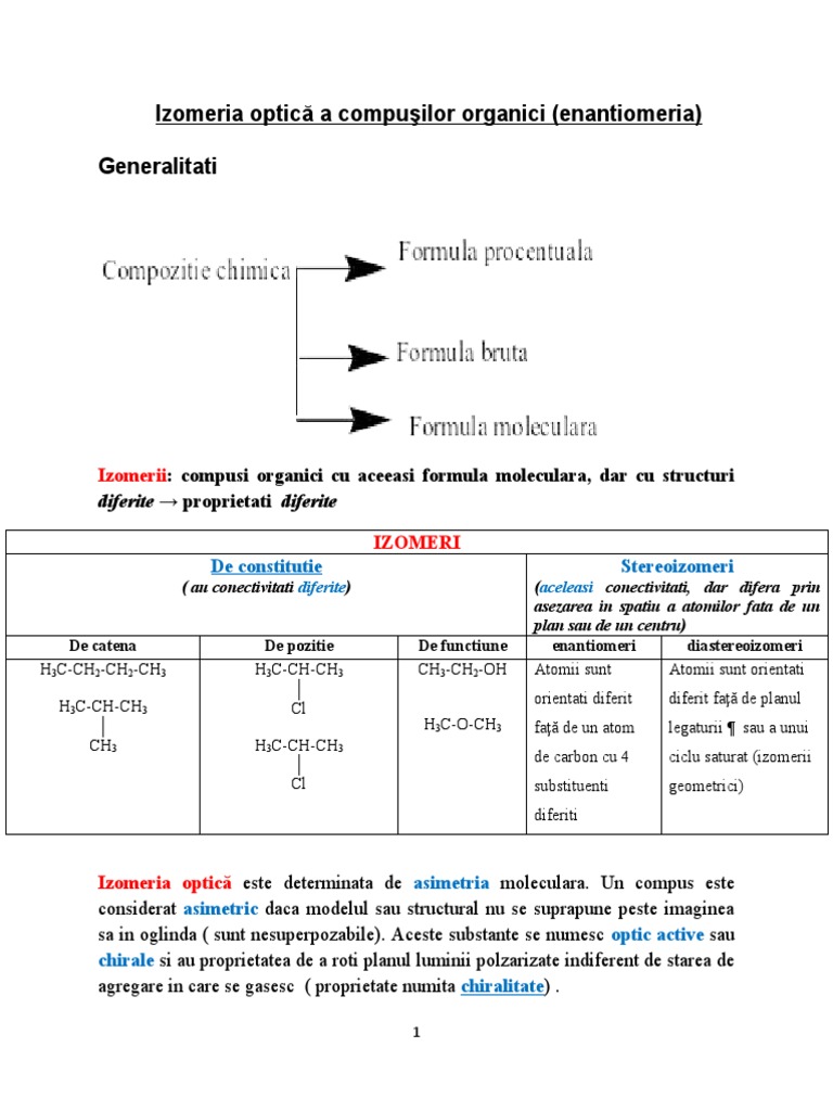 Izomeria Optica | PDF