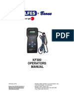 KF300 Operators Manual