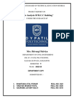 Rate Analysis of RCC Structures in Kolhapur