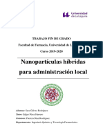 Nanoparticulas Hibridas para Administracion Local