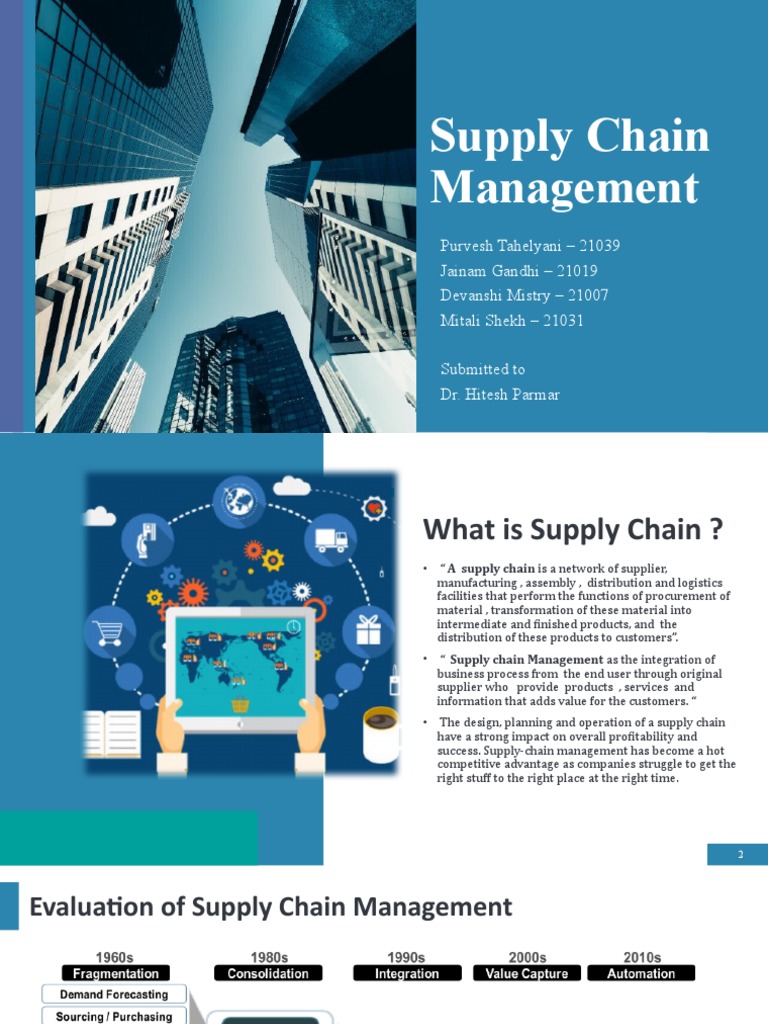 Overview of Supply Chain Management | PDF | Supply Chain Management ...