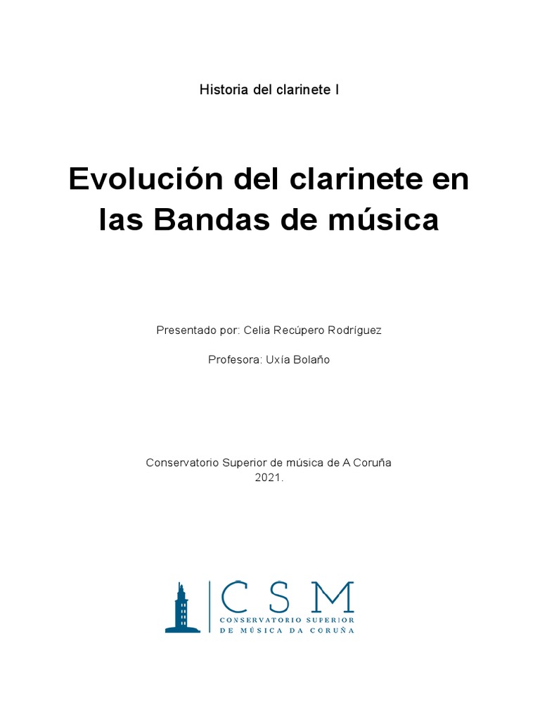 Historia Del I PDF Oboe