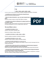 Se Escriben Con G: Los Verbos Terminados en - Jar, - Jer, - Jir (Bajen, Tejen, Crujen, Etc.)