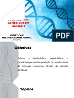 Aula 7 - para Metros Gene Ticos em Animais Herdabilidade e Medidas Repetitivas-1