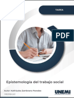 El Trabajo Social Como Disciplina Científica, Los Procesos Metodológicos