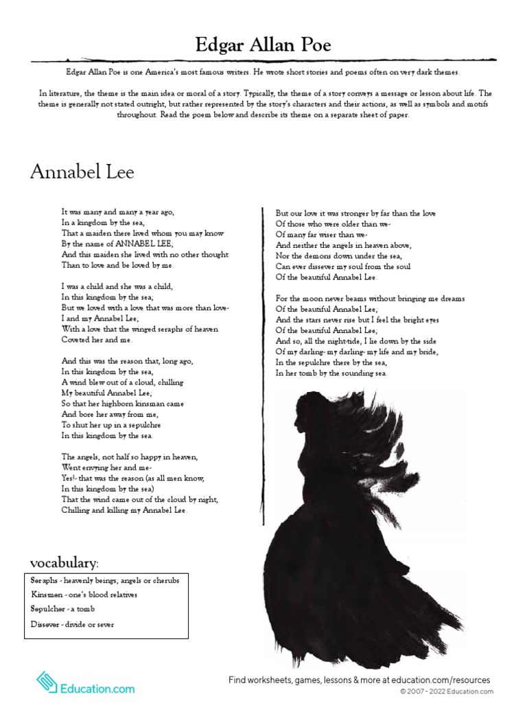 Edgar Allan Poe Annabel Lee PDF