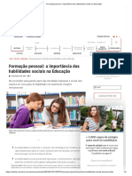 Formação Pessoal - A Importância Das Habilidades Sociais Na Educação