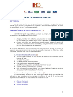 Manual de Primeros Auxilios