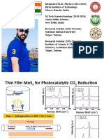 Thin Film MoS2 Photocatalytic CO2 Reduction