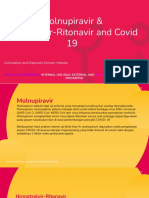 Molnupiravir & Nirmatelvir-Ritonavir and Covid 19