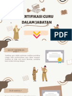 Sertifikasi Guru Dalam Jabatan.