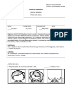 Evaluación Diagnóstica Ciencias Primero