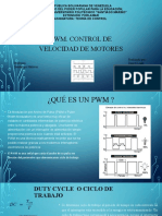 Control de velocidad de motores con PWM