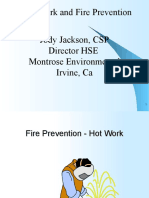 4 Hot Work Fire Watch