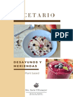 Recetario Desayunos y Meriendas