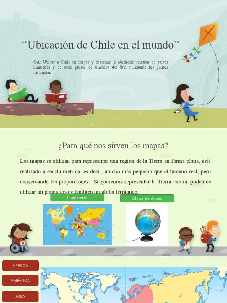 Ubicación de Chile en El Mundo | PDF