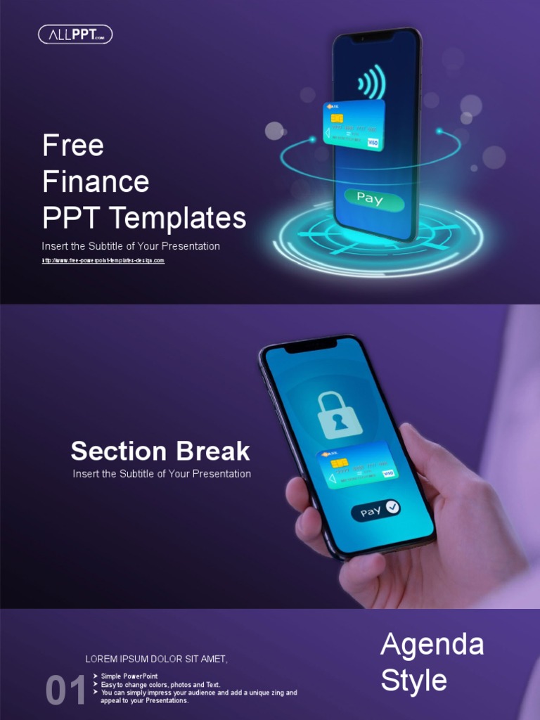Contactless Payment PowerPoint Templates | PDF | Infographics ...