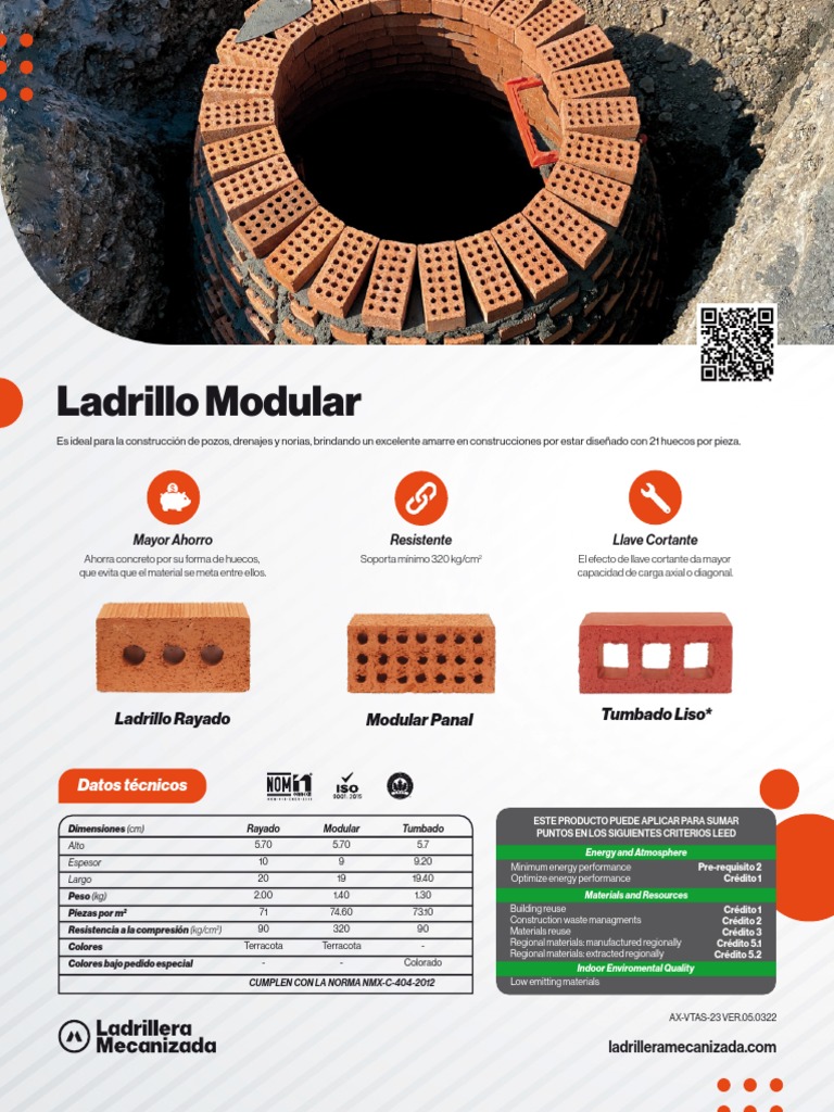 Dimensiones De Los Ladrillos Modulares